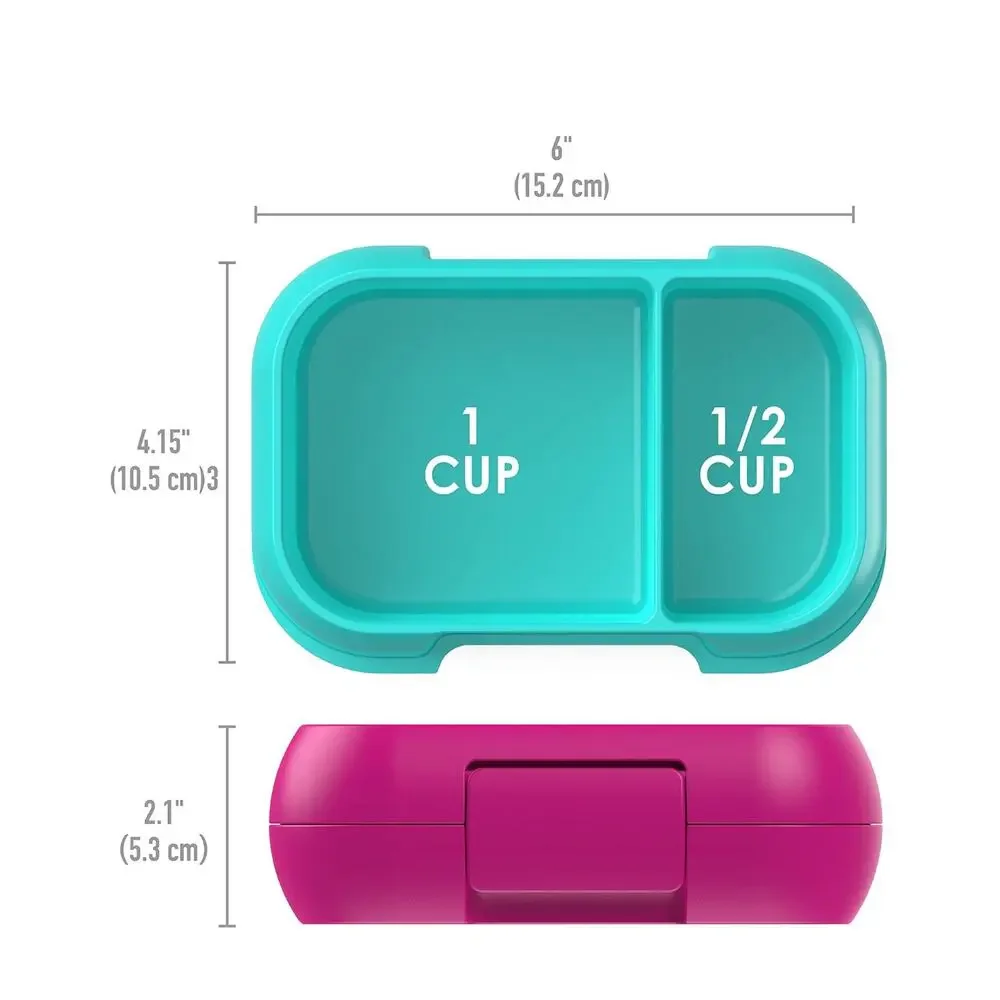 Bentgo Kids Snack - 2 Compartment Leak-Proof Bento-Style Food Storage - Picture 4 of 5